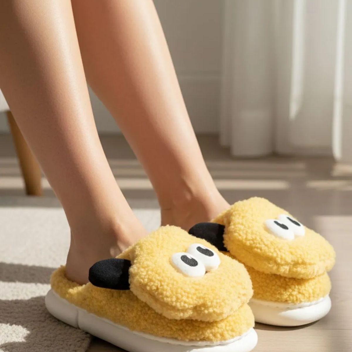 YOI - Pantuflas comodas con diseño de oveja