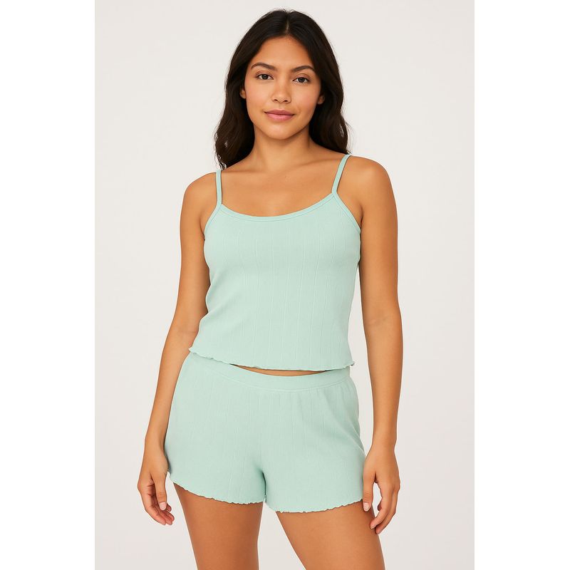 LILI PINK - Conjunto de pijama cómoda con tiras
