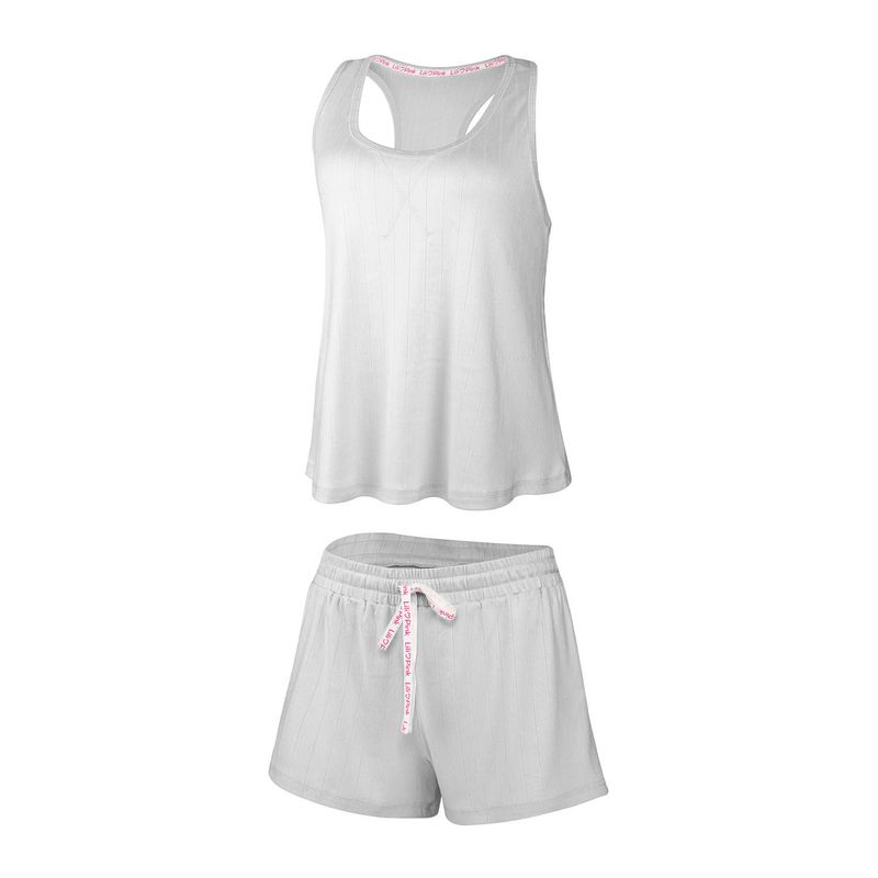 LILI PINK - Conjunto de pijama manga sisa moderna