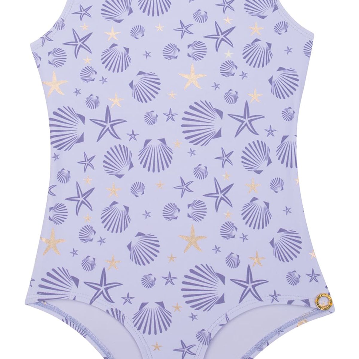 LILI PINK - Vestido de baño entero en microfibra para niña