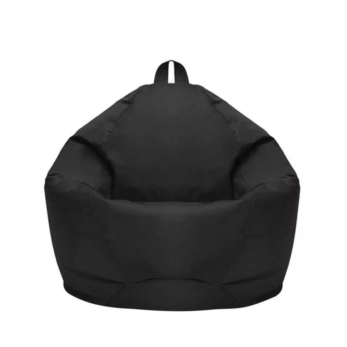 DORMIPUFF - Puff Silla Pera Negro Mediano Dormipuff