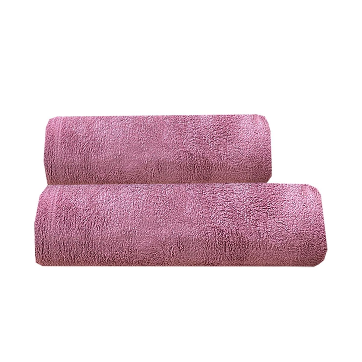 HOMETEX - JUEGO DE TOALLAS IVY  ROSADA