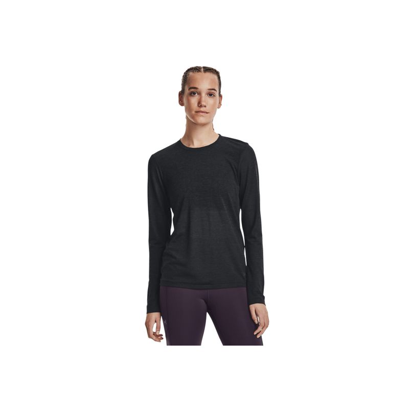 UNDER ARMOUR - Camiseta Mujer UNDER ARMOUR UA SEAMLESS STRIDE L Negro UNDER ARMOUR.