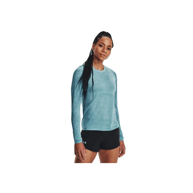 UNDER ARMOUR - Camiseta Mujer UNDER ARMOUR UA SEAMLESS STRIDE L Azul UNDER ARMOUR.