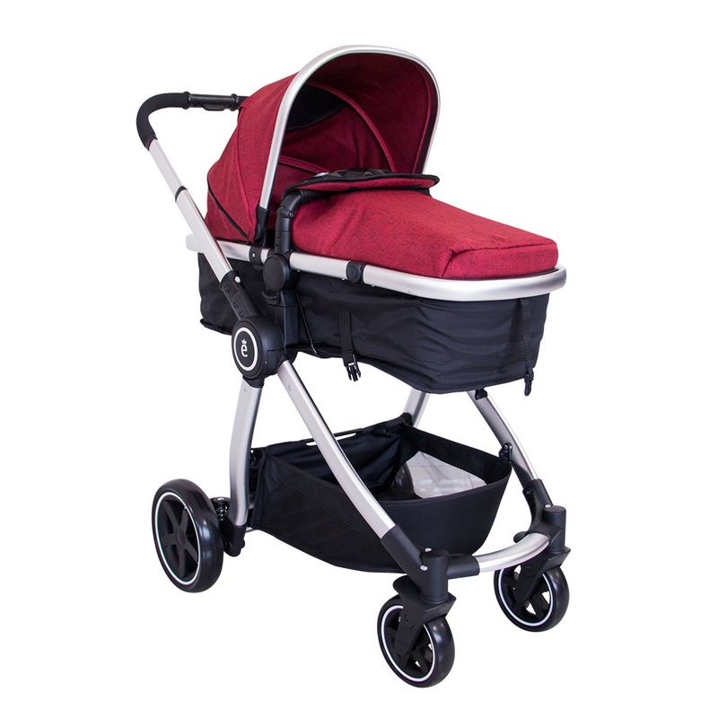 EBABY - COCHE MOISÉS  ALUMINIO EB159 ROJO