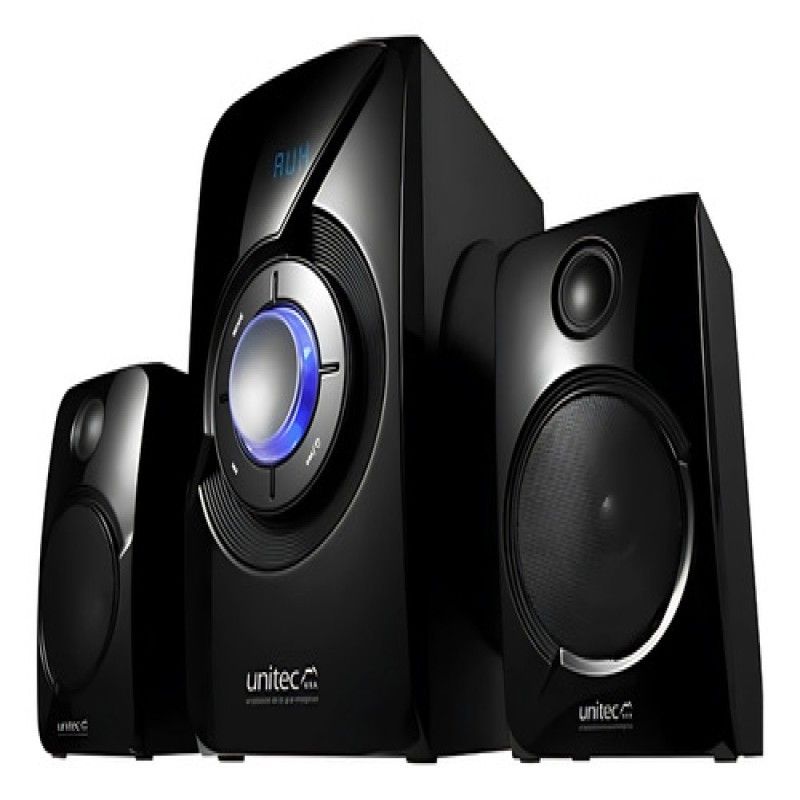 UNITEC - Parlante Unitec 21 Con Bluetooth U-sp-165b Color Negro 110v