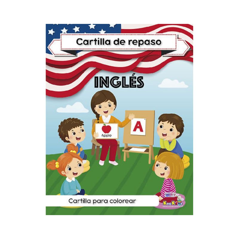 GENERICO - Cartilla de Repaso Inglés para Estudiar y Colorear para Niños