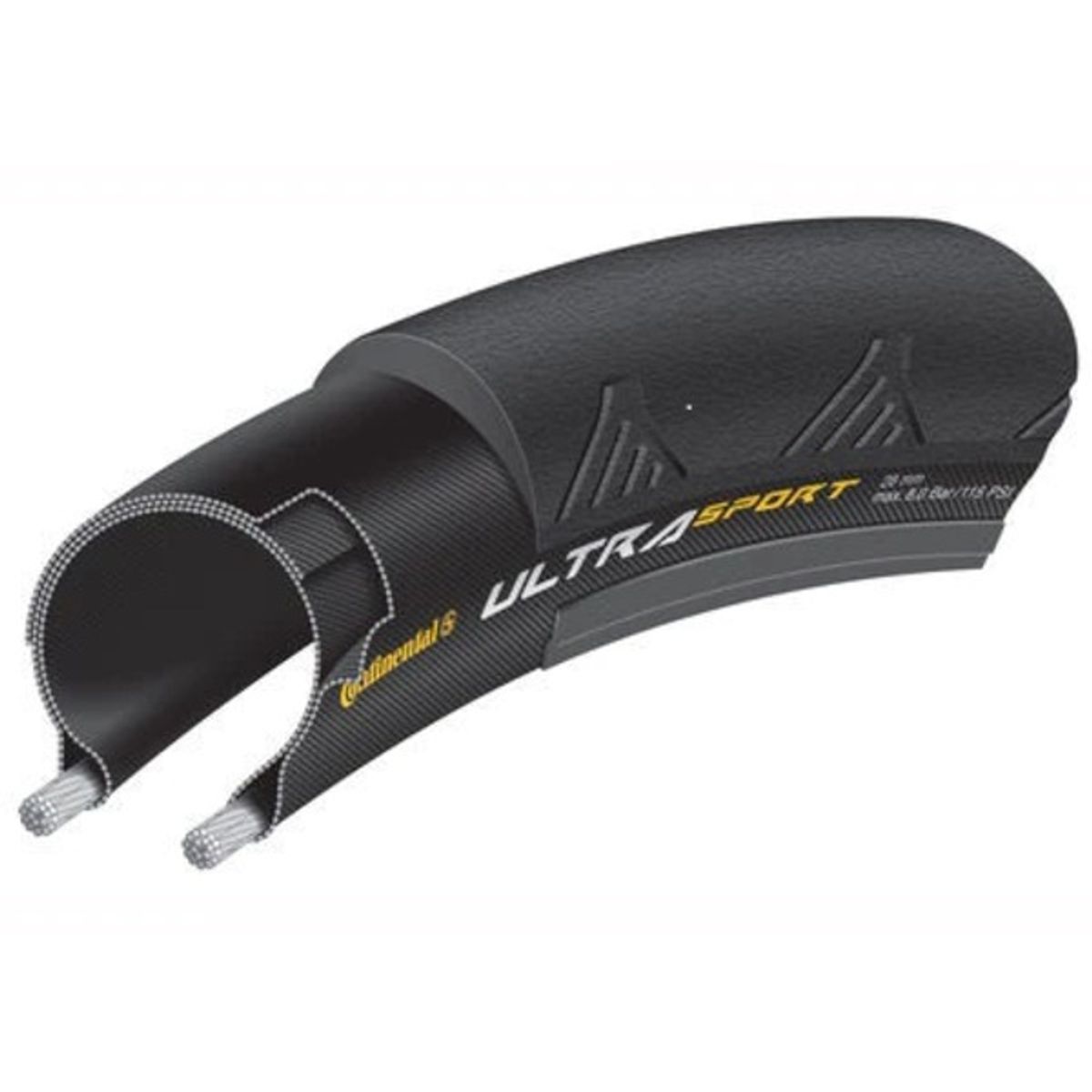 CONTINENTAL - Llanta Coraza Continental Ultra Sport 3 700x28C Plegable