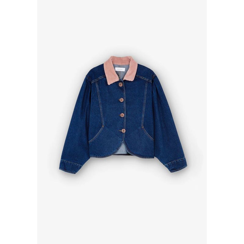 SCALPERS - Chaqueta corduroy denim SCALPERS Multicolor CHAQ44789BLUE