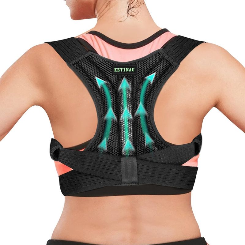 GENERAL ELECTRIC - Corrector De Postura Ajustable Unisex Ortopedico