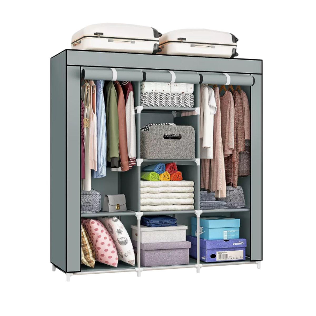 GENERICO - Closet Organizador De Ropa Desarmable 8 Estantes Model88130