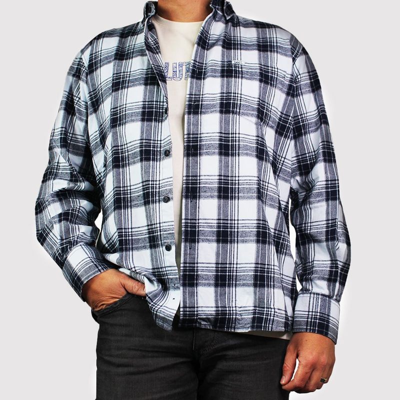 LEC LEE - Camisa Le?adora Hombre Lec Lee Azul