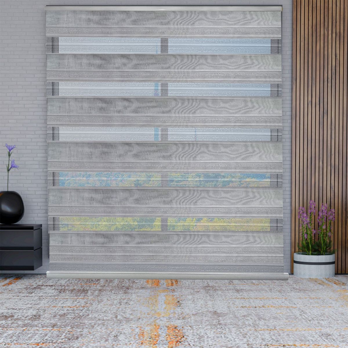 HOMETEX - PERCIANA ARGY GRIS 150 X 220