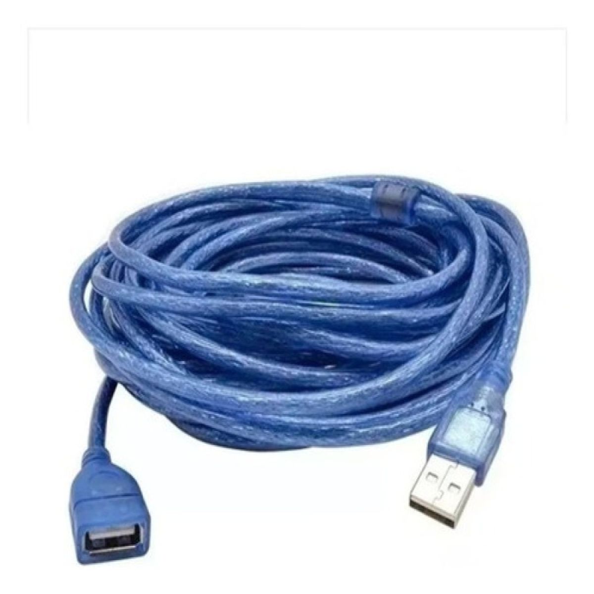 GENERICO - CABLE EXTENSIÓN USB BLINDADA 5 METROS CALIDAD FINA BLINDADO