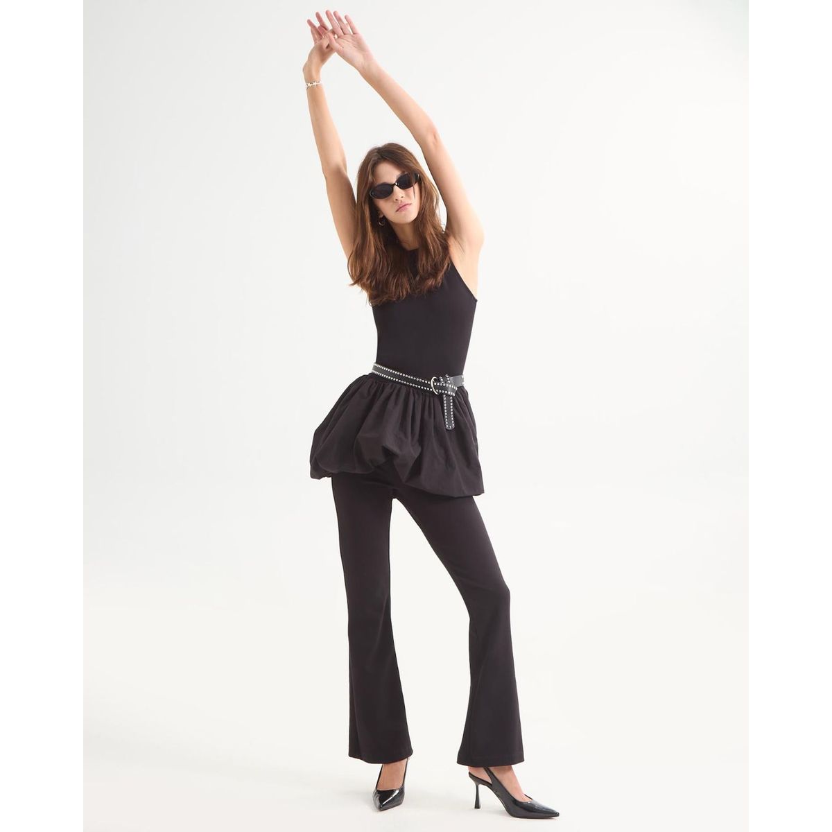 SEVEN SEVEN - Leggins Flare  Para Mujer Negro Seven Seven