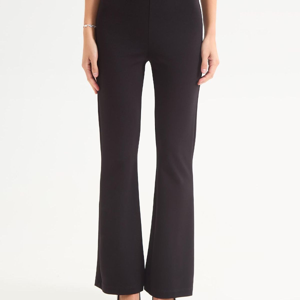 SEVEN SEVEN - Leggins Flare  Para Mujer Negro Seven Seven