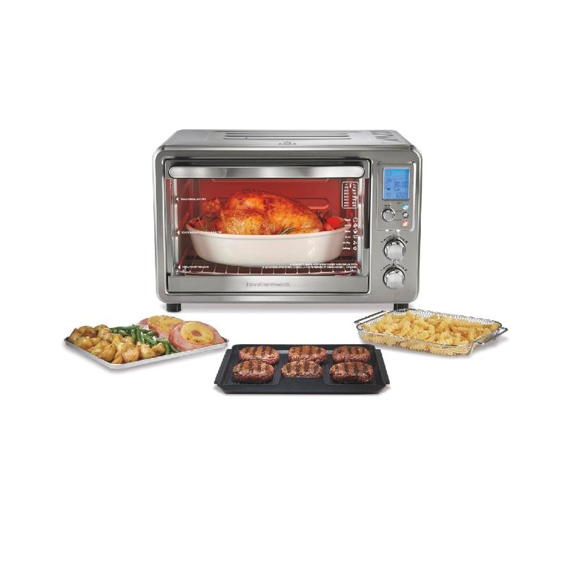 HAMILTON BEACH - Horno Tostador y Freidora de Aire 6 en 1 Hamilton Beach 28 L