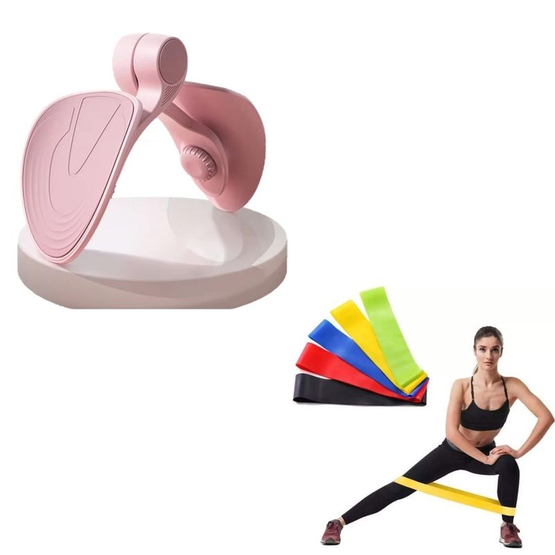 GENERICO - Ejercitador Pélvico Pelvis Pro + Bandas Para Ejercicio X 5