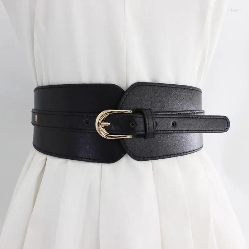 GENERICO - Cinturón de moda en cuero genuino para mujer