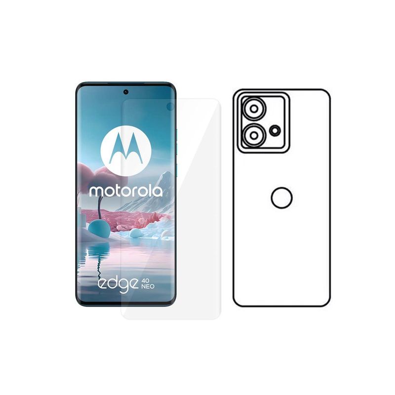 GENERICO - Protector Pantalla Y Trasero Hidrogel MOTOROLA EDGE 40 NEO