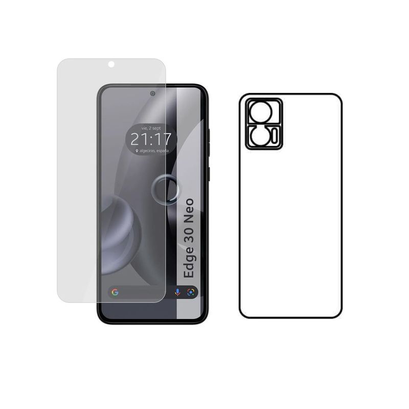 GENERICO - Protector Pantalla Y Trasero Hidrogel MOTOROLA EDGE 30 NEO