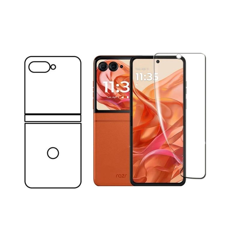 GENERICO - Protector Pantalla Y Trasero Hidrogel MOTOROLA RAZR 50