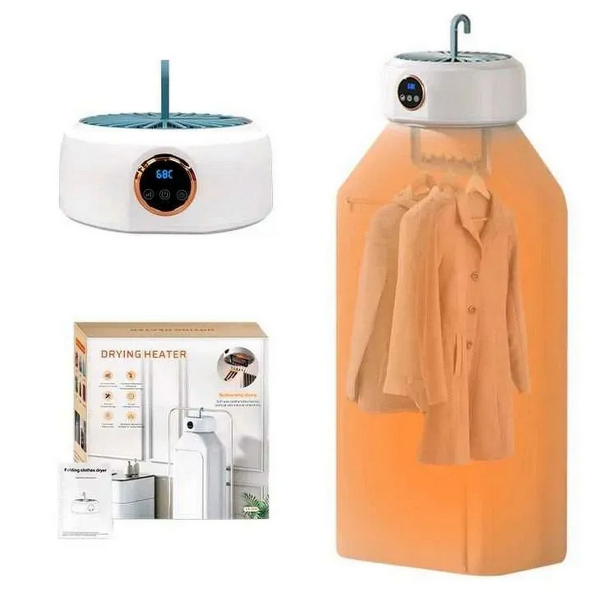 GENERICO - Secadora De Ropa Portátil Plegable Eléctrico