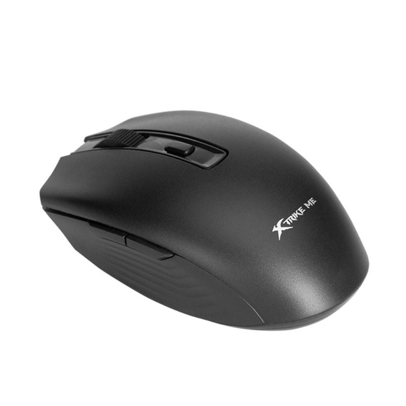 XTRIKE ME - Mouse Conexion Dual Inalámbrico Bluetooth USB Xtrike Me GW-224 Negro