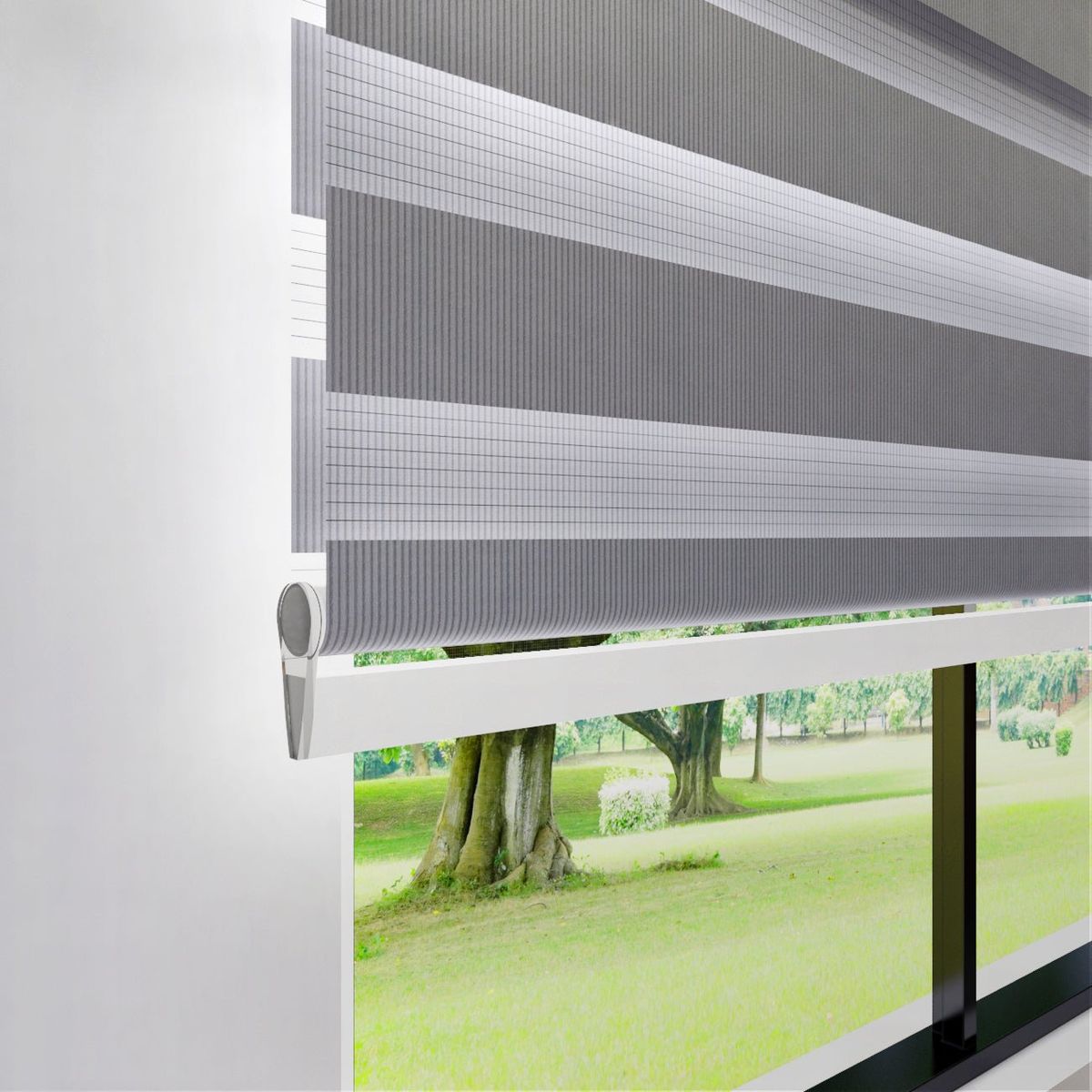 NOVELTY HOME - Cortina Elegance Coin Gris Grafito 150x180 cm Novelty Home