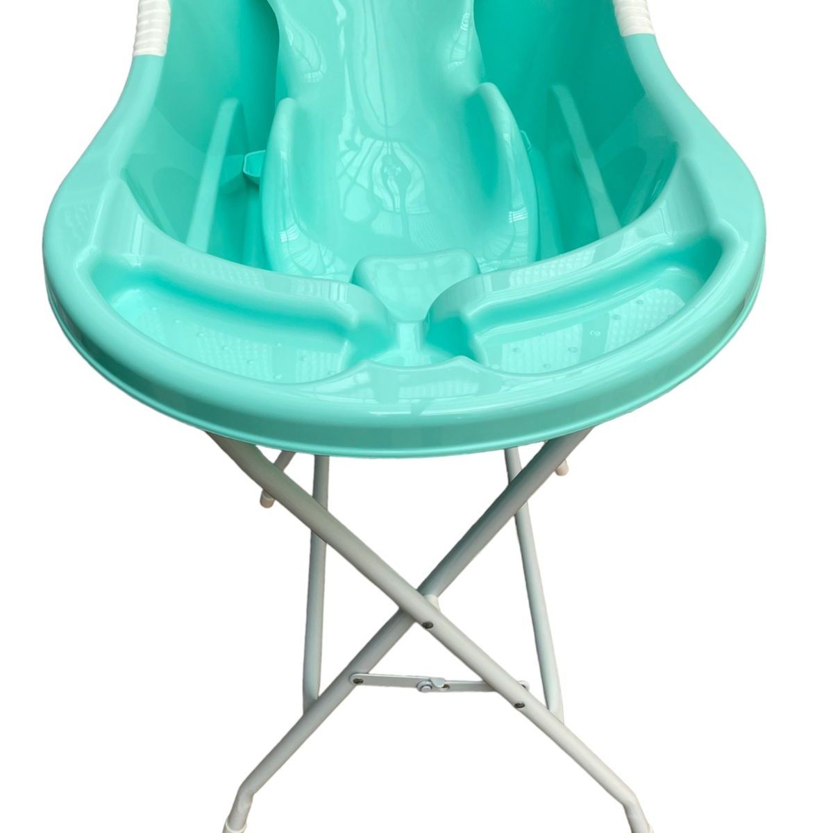 PRODEHOGAR - Bañera o Tina Para Bebe Con Soporte Plastico y Base Metalica