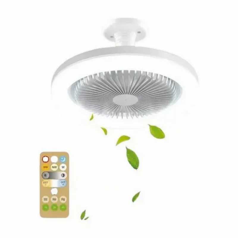 GENERICO - Bombillo - Ventilador De Techo De 3 Velocidades Con Control
