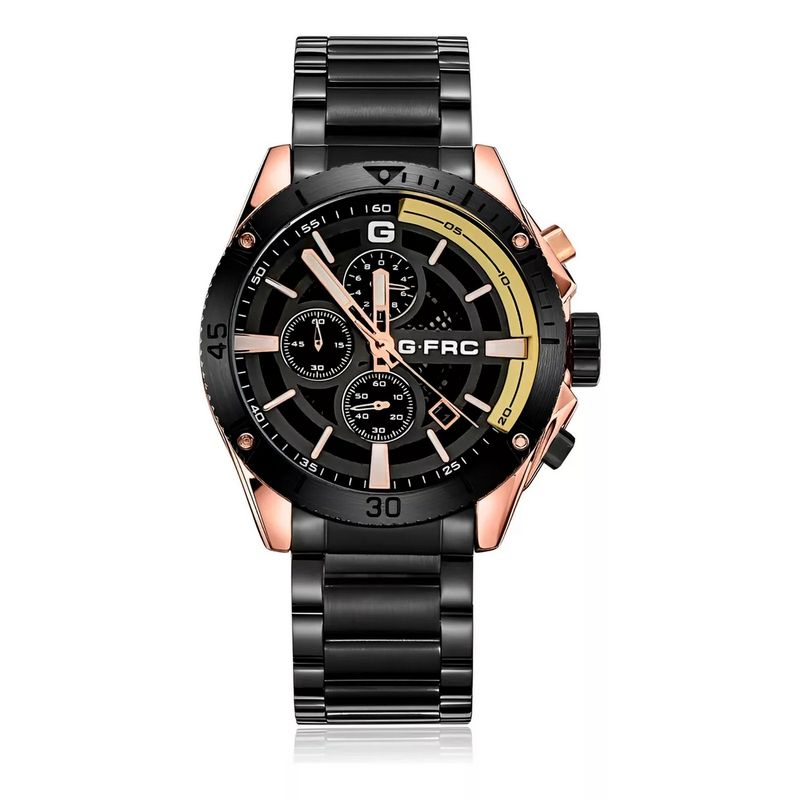 GFORCE - Reloj G-force H3840g Cronografo Funcional Acero + Estuche