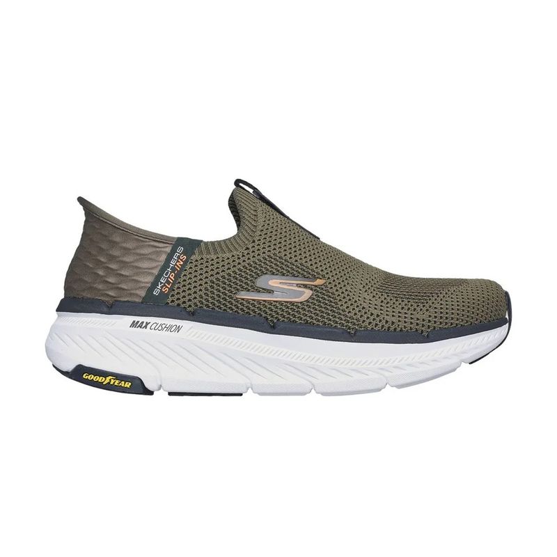 SKECHERS - Tenis Hombre Skechers Slip Ins Max Coushing  - Gris