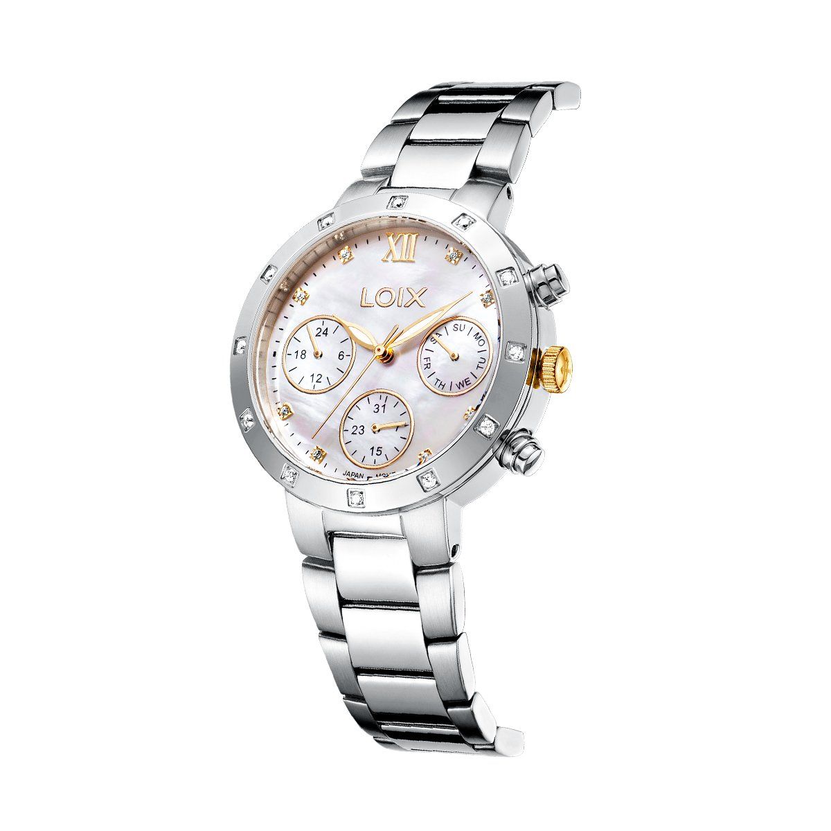 LOIX - Reloj  Mujer LA2141D-1 Plateado tablero plateado