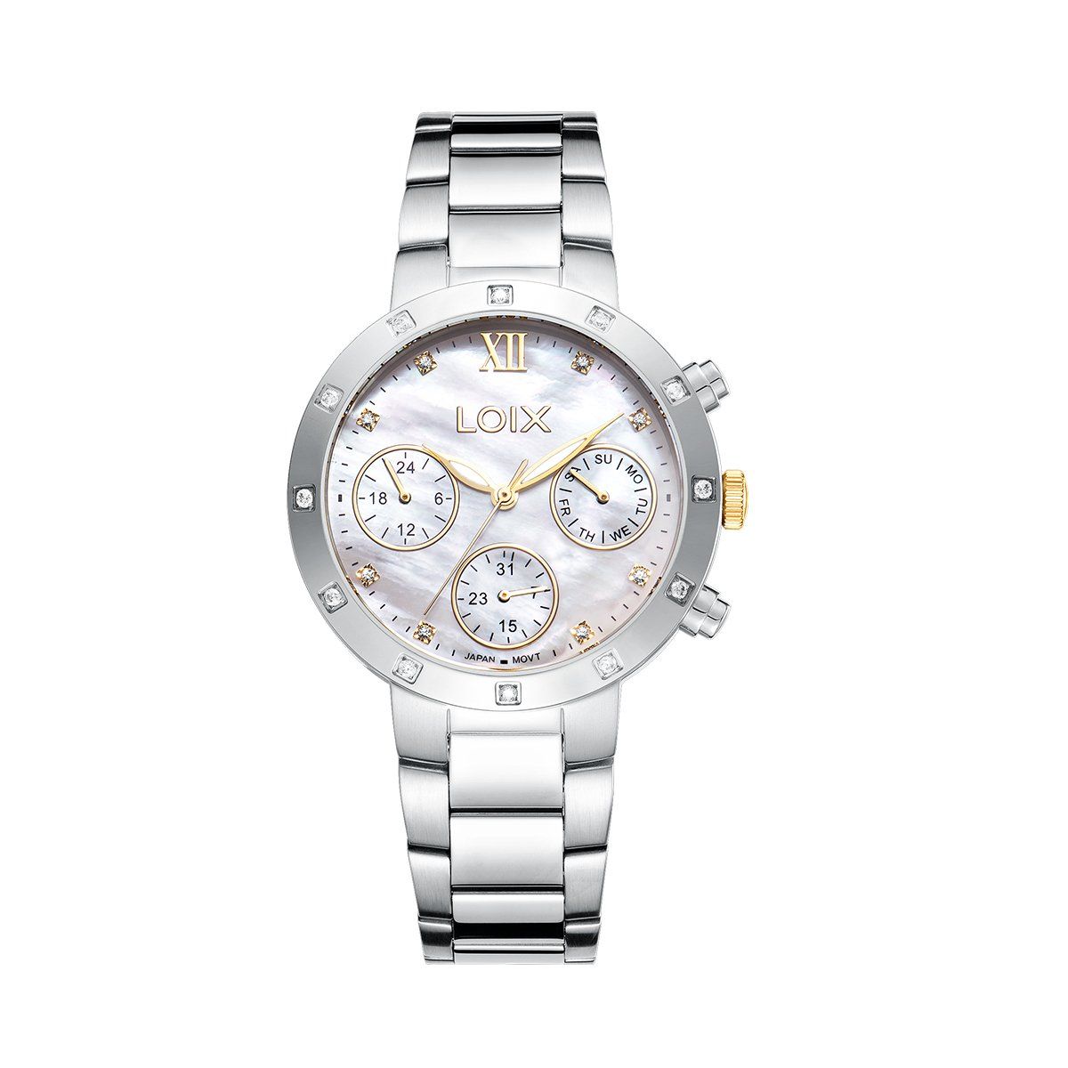 LOIX - Reloj  Mujer LA2141D-1 Plateado tablero plateado