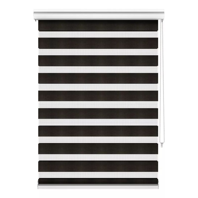 NOVELTY HOME - Cortina Elegance Negro 120x220 cm Novelty Home