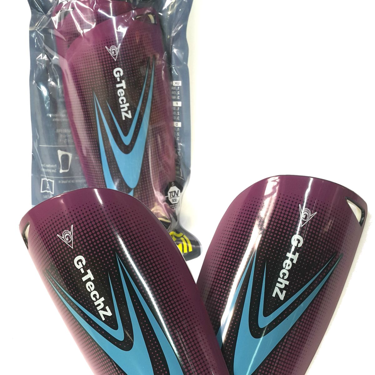 GENERICO - Canilleras De Fútbol Falcon Profesional Niño Adulto - Morado