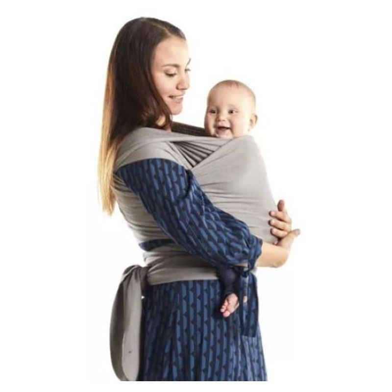 GENERICO - FULAR ELASTICO PORTABEBE CARGADOR PORTATIL VIAJERO MAMÁ