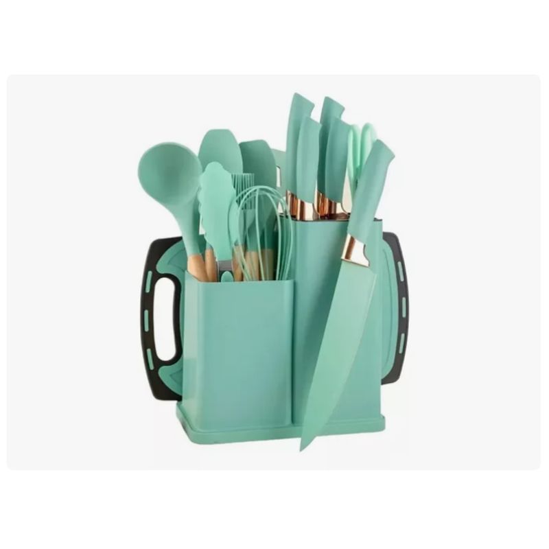 GENERICO - Set de Utensilios Cocina x19 Pcs