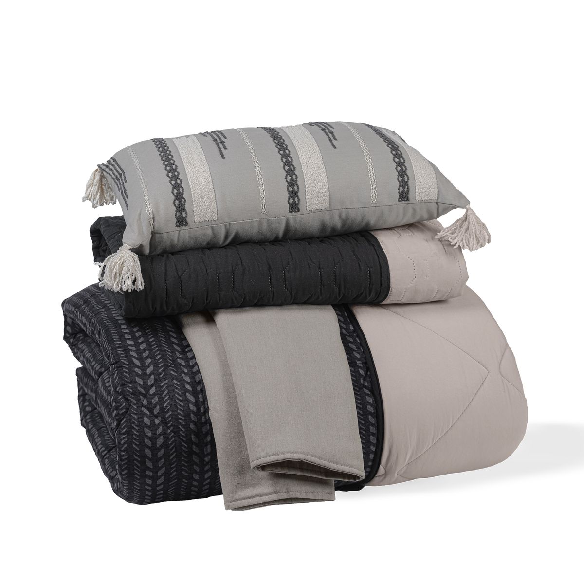 VIANNEY - Juego De Edredón Tecali Talla King Reversible - Vianney