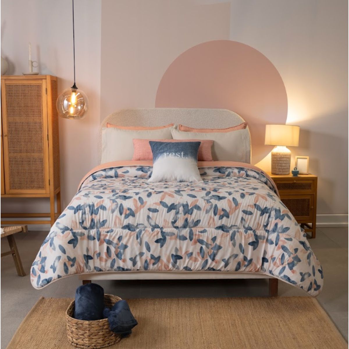 VIANNEY - Juego De Edredón Praga Talla Queen/Doble XL Poliéster - Vianney