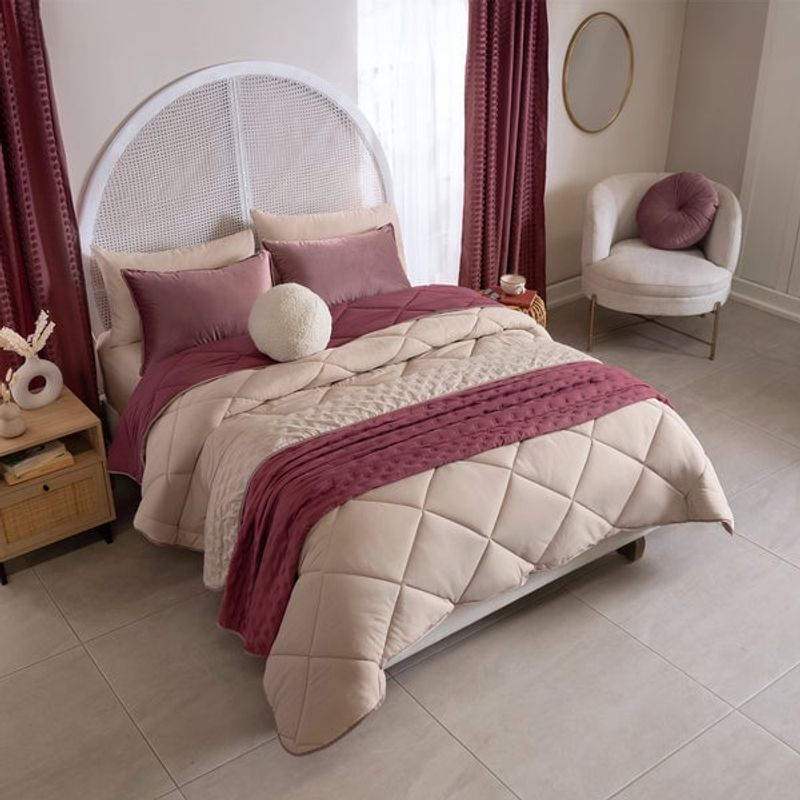 VIANNEY - Juego de Edredón Girona Queen Size-Doble Xl Vianney