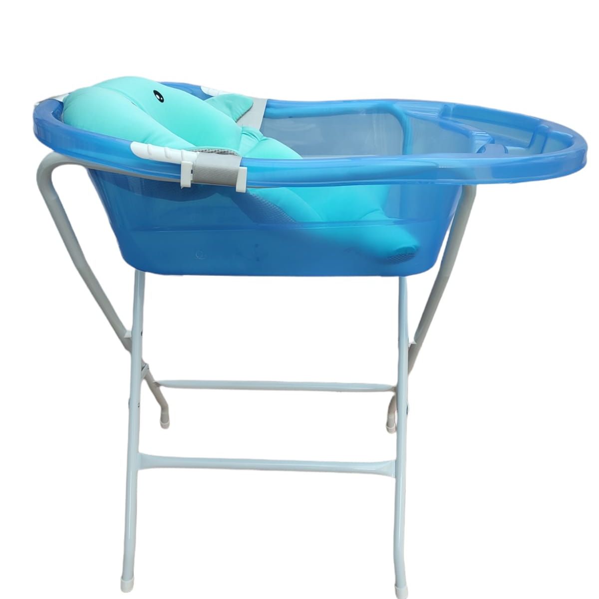 PRODEHOGAR - Bañera o Tina Para Bebe Con Soporte Plastico y Base Metalica