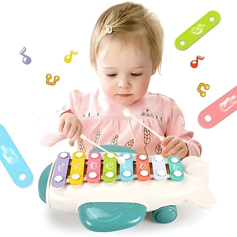 AMERICAN GENERICS - Juguete Para Bebe Avion Xilofono Educativo Musical Didactivo