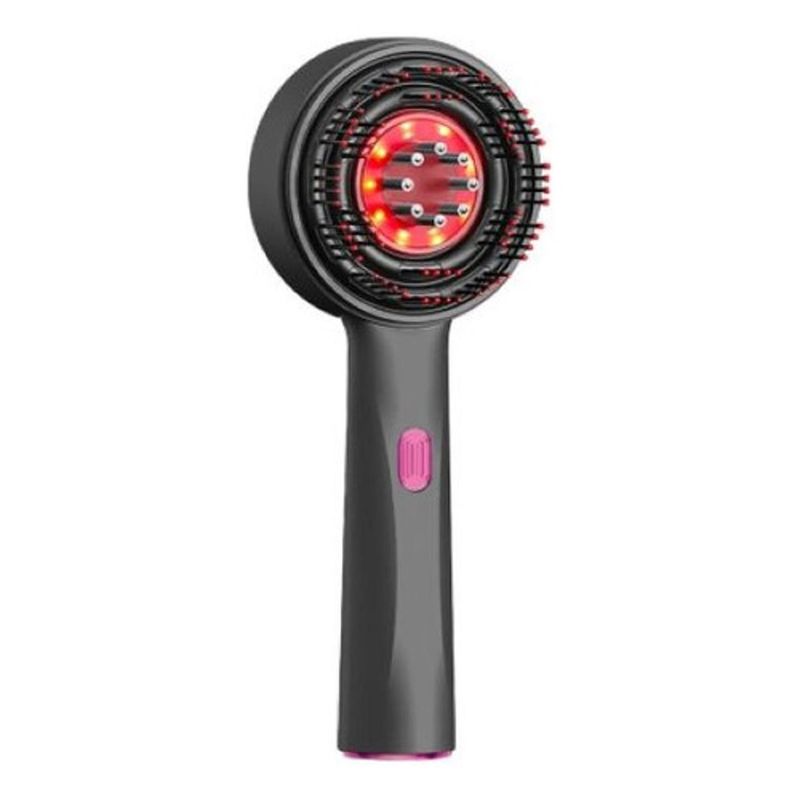 GENERICO - CEPILLO CRECIMIENTO CABELLO MASAJEADOR LUZ ROJA ELECTRICO