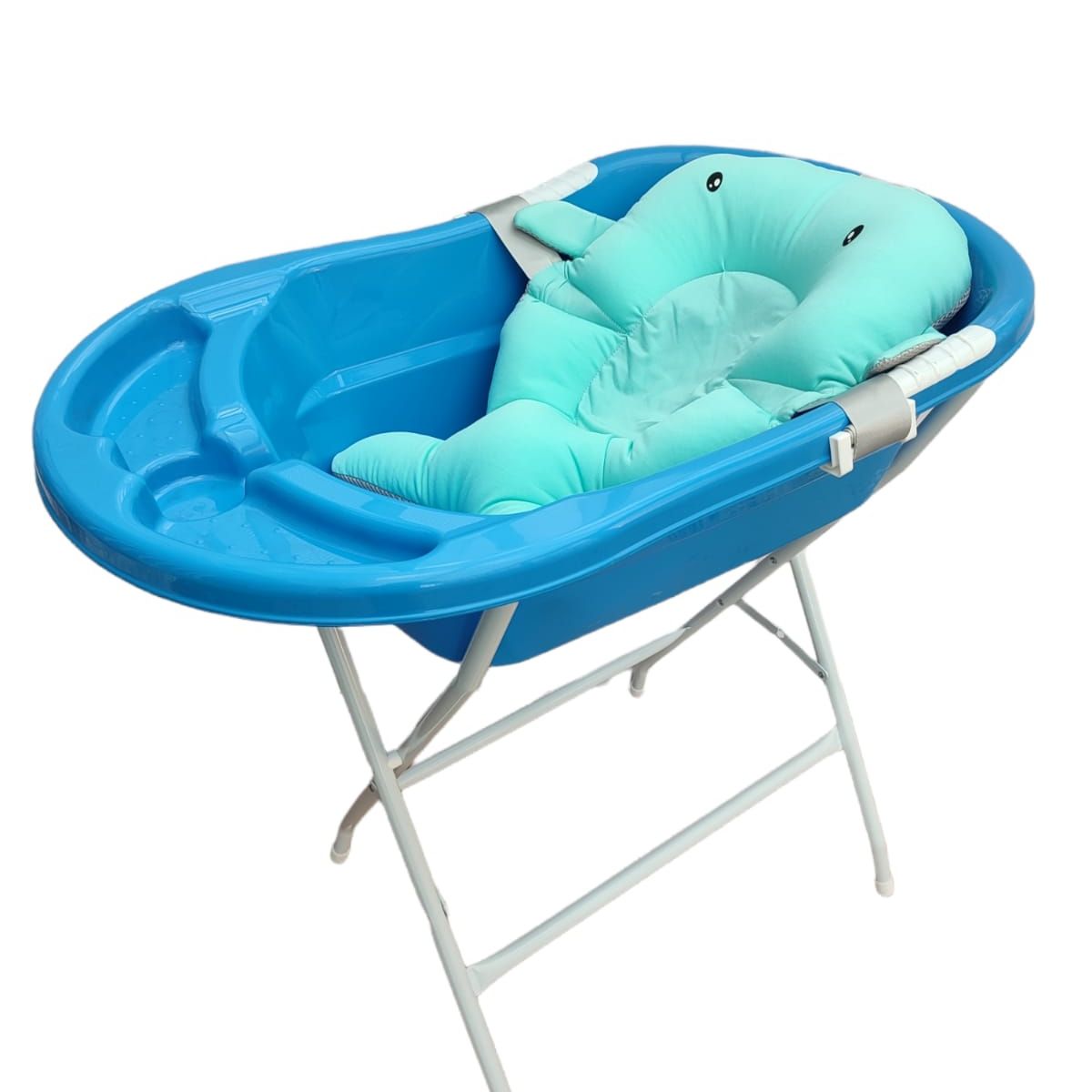 PRODEHOGAR - Bañera o Tina Para Bebe Con Soporte Plastico y Base Metalica