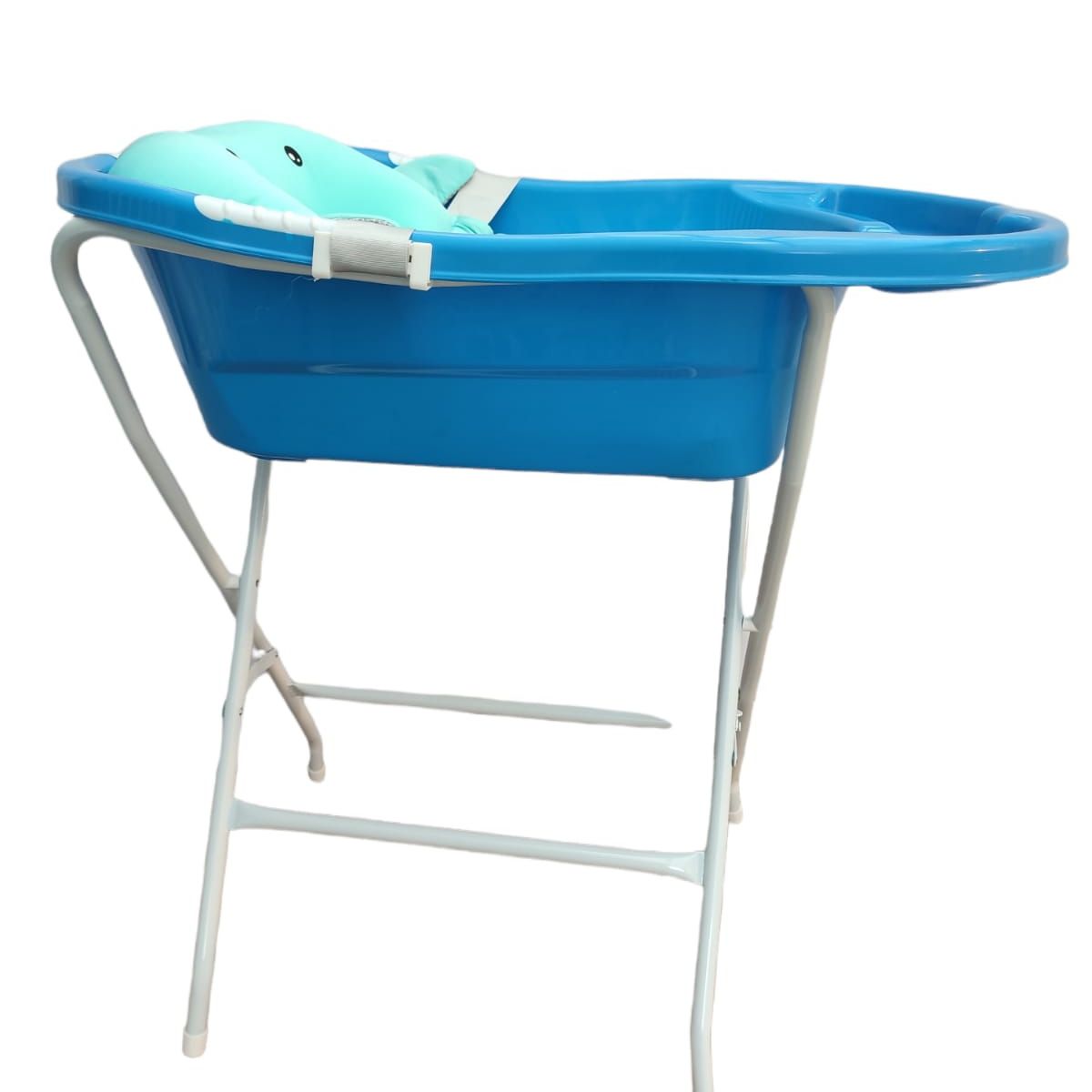 PRODEHOGAR - Bañera o Tina Para Bebe Con Soporte Plastico y Base Metalica