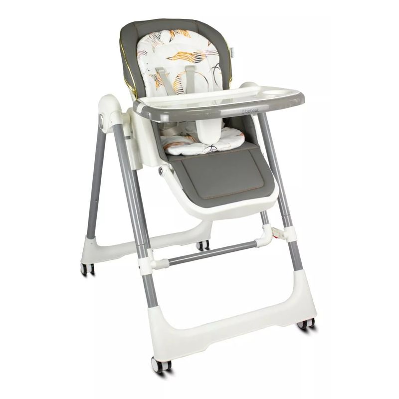 BEBESIT - Silla Comedor Mecedora Nido 2 En 1 Plegable Bebesit Gris