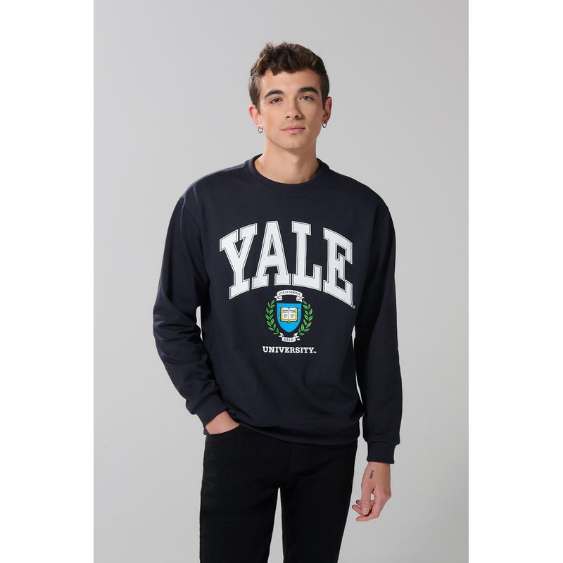 KOAJ - KOAJ Buzo cuello redondo con estampado en frente de Yale HOMBRE