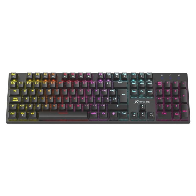 XTRIKE ME - Teclado Gamer Mecanico Retroiluminado USB 2.0 Xtrike Me GK-988 Español